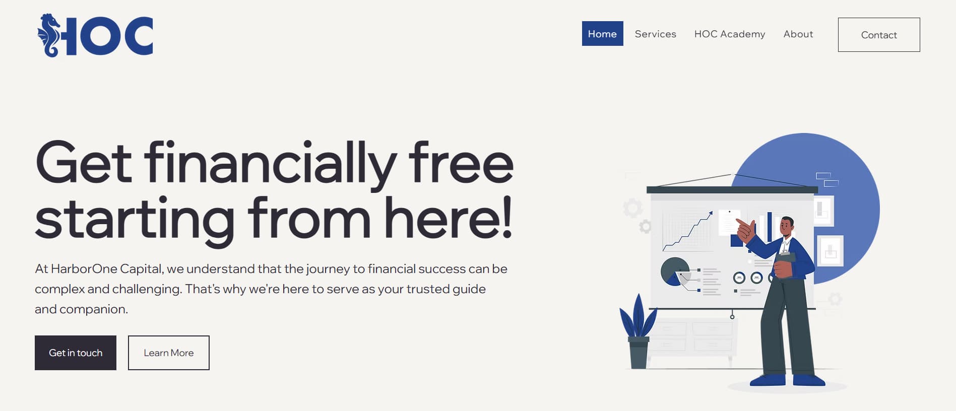 Harbor One Capital website screenshot